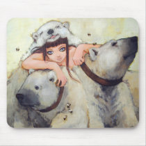 Cuddles of a Power Monger Mousepad mousepads