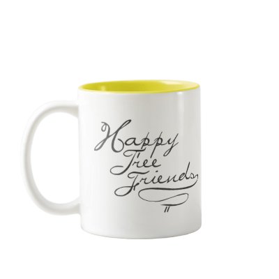 Cuddles With Fork Mug by happytreefriends