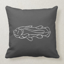 Cuddly Coelacanths Cushion Throw Pillow