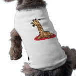 Cuddly Giraffe Dog Tee Shirt