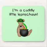 Cuddly Little Leprechaun Tshirts and Gifts Mouse Pads