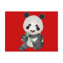 Cuddly Panda Post Card