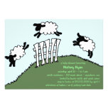 Cuddly Sheep Baby Shower Invitation