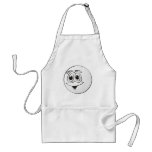 Cue Pool Ball Cartoon aprons