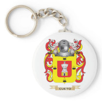 Cueto Coat of Arms Keychain