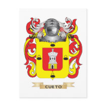 Cueto Coat of Arms Post Card