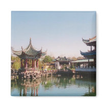 Cui Hu Qiu Bo in the City of Kun Ming Magnets