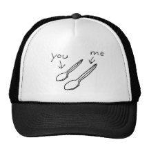 cuillères casquettes de camionneur