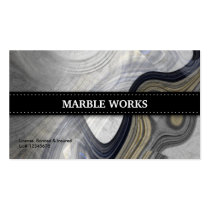 Cuisine abstraite de marbre transformant cartes professionnelles