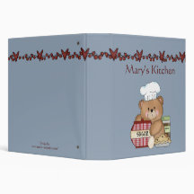 Cuisson du classeur de recette d'ours