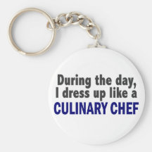 Culinary Chef During The Day Keychain