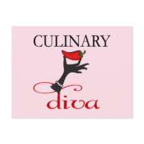 Culinary Diva Post Cards