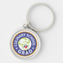 Culinary School Graduation Keychains