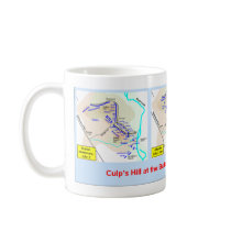 Culp's Hill map cup Mugs