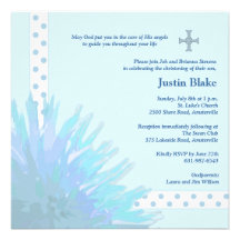 Cultivated Mum Religious Invitation