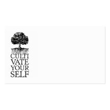 Cultivez-vous arbre cartes de visite personnelles