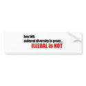 cultural diversity bumper stickers