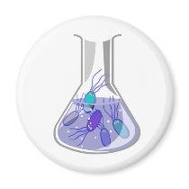 Culture Flask Fridge Magnets