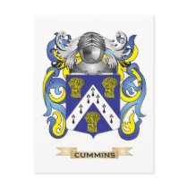 Cummins Coat of Arms Post Card