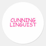 Cunning Linguist - funny offensive rude naughty Stickers