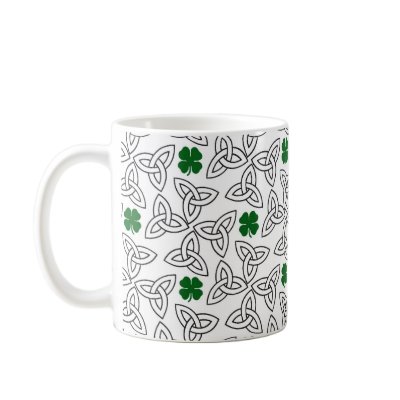 Cup-Irish Shamrock Celtic Coffee Mug by forbes1954