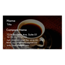 Cup Of Coffee Business Card Templates