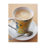 cup of coffee post card