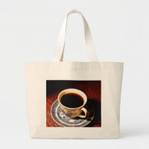 Cup Of Coffee Tote Bags