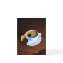 Cup Of Heart Coffee - Greeting Card