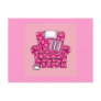 Cup of Tea Pink Chair Post Card