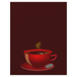 cup_of_tea_Vector_Clipart TEA COFFEE Red Mug Full Color Flyer
