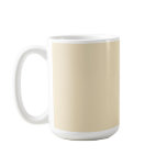 Cup with Cream Ecru Background