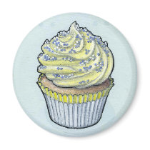cupcake #130 refrigerator magnet