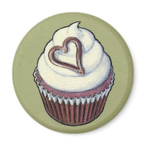 cupcake #92 fridge magnet