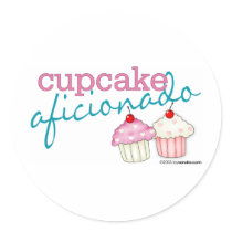 Cupcake Aficionado Sticker