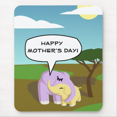 Cupcake and Butters Happy Mother's Day! Mouse Mat by ButtermilkBiscuits