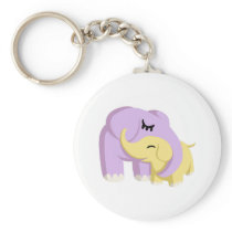 Cupcake and Butters the Elephants Keychains