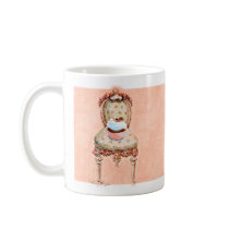 Cupcake and Chair Vintage Style Mug Cup