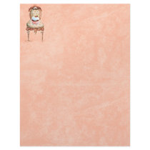 Cupcake and Chair vintage Style Stationery Personalized Letterhead