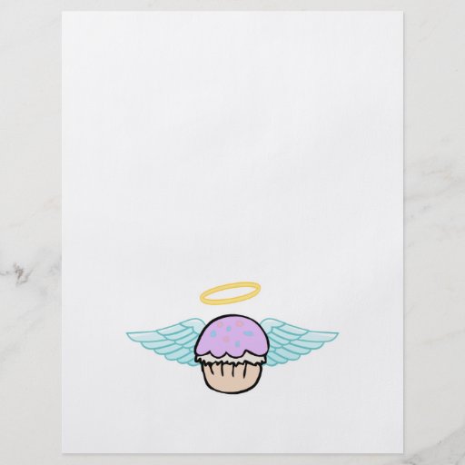cupcake angel no text flyer