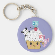 Cupcake Attack! (>_<) Keychains