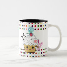 Cupcake Attack! Sugar Skulls Coffee Mug