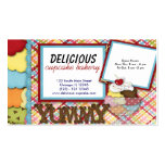Cupcake Bakery Business Card Templates