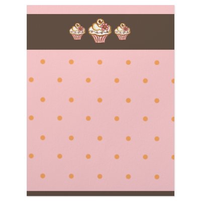 Cupcake Bakery Letterhead by suncookiez