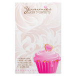 Cupcake Bakery Pastry Chef Pink Heart Leaves 1