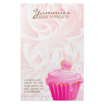 Cupcake Bakery Pastry Chef Pink Heart Leaves 2
