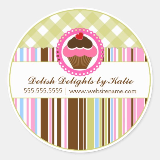 Cupcake Bakery Stickers