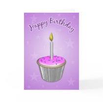 Cupcake Birthday Card