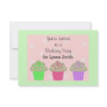 Cupcake Birthday Party Invitation