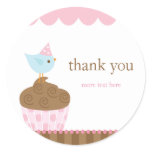 Cupcake Birthday Party Stickers